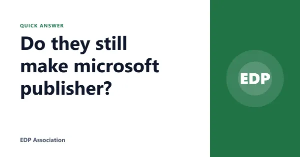 Do they still make microsoft publisher?